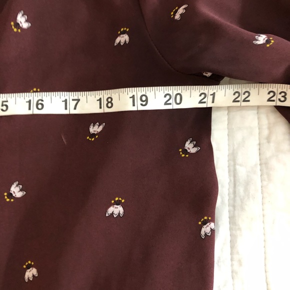 Loft long sleeve floral blouse - Picture 6 of 7